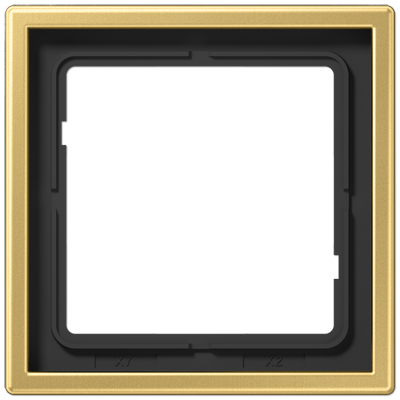 Рамка для вертикальной и горизонтальной установки, 1 пост; металл; латунь classic; Messing, ME2981C