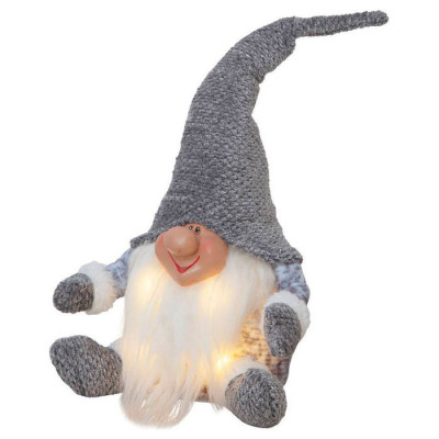 991-73 Светильник JOYLIGHT,  4Х0,06W (LED), 4,5V, 34х20 см, пластик+текстиль, серый, 3x АА (не в ком