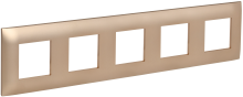 SKANDY Рамка 5-мест. SK-F05Sa песоч. IEK, SK-M52-K98