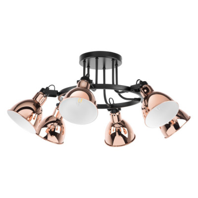 Lightstar 761063 (MX9114-6B) Люстра ACROBATA 6х40W E14 РОЗОВОЕ ЗОЛОТО (в комплекте)