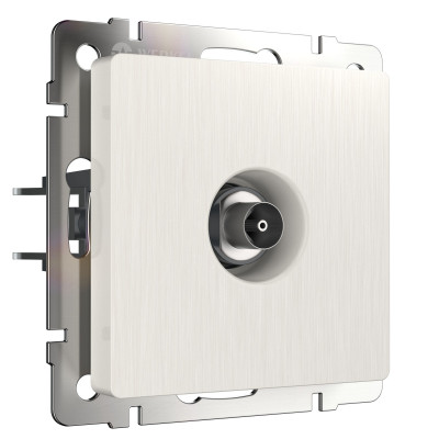 Werkel W1183013/ ТВ-розетка оконечная (перламутровый рифленый), a051171