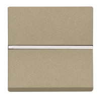 N2204.6 CV - Механизм 1-клавишной кнопки с нормально-закрытым контактом с клавишей без символа, 2-модульный, серия Zenit, цвет шампань - 2CLA220460N1901 N2204.6 CV - Механизм 1-клавишной кнопки с нормально-закрытым контактом с клавишей без символа, 2-модульный, серия Zenit, цвет шампань - 2CLA220460N1901