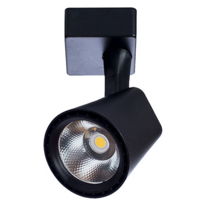 Arte Lamp AMICO, Трековый светильник, цвет арматуры - черный, цвет плафона/декора - ЧЕРНЫЙ, 10W LED, A1811PL-1BK