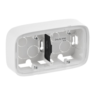Legrand Valena ALLURE.Коробка для накладного монтажа.2-постовая.Белая, 755552