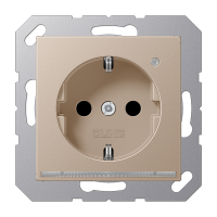 SCHUKO-розетка с LED подсветкой, A1520-OCHLNW