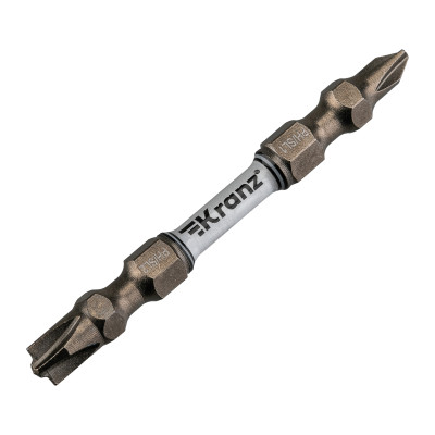 Бита для шуруповерта PH/SL1 x PH/SL2х65 мм (2 шт/уп) KRANZ, KR-92-0451-1