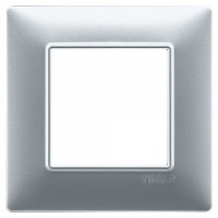 Vimar Накладка для 2 модулей серебро матовое, 14642.20