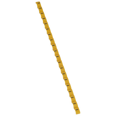 Legrand Маркер Duplix - чёрная маркировка на желтом фоне - условное обозначение - минус, 038443