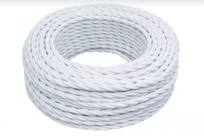 Bironi Провод 3*0,75 Белый (матовый) 150м, B1-432-71-150