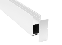 Donel,Накладной/подвесной алюминиевый профиль,32,2х71,5х3000. Цвет: Белый матовый, RAL9003,серия:DN8HF, DN18515H3RAL9003