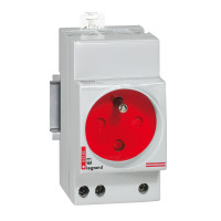 Розетка На Din-Р 2к+З С Ключом Розетка На Din-Р 2к+З С Ключом