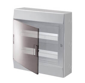 ABB Mistral41 Бокс настенный 36М прозрачная дверь (с клемм) 2ряда