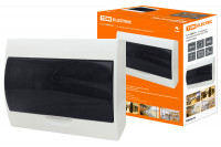 Бокс ЩРН-П-12модулей навесной пластик IP41 TDM Electric, SQ0901-0004