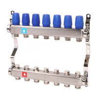 Коллектор без расходомеров, 7 выходов, MS.407.06