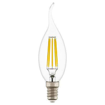 Lightstar 933604 Лампа LED FILAMENT 220V CA35  E14 6W=65W 400-430LM 360G CL 4000K 30000H (в комплекте)
