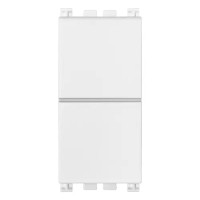 Vimar 2 кнопки NO+NO 10A, белые, 19066.B Vimar 2 кнопки NO+NO 10A, белые, 19066.B