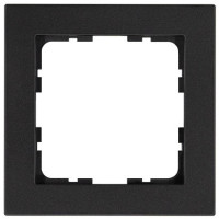 Рамка G-Classic  1-постовая, цвет Антрацит, G1001B, Jasmart Electric