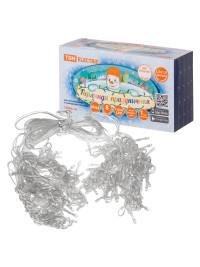 Гирлянда новогодняя "Занавес" 1,5х1,5 м, белый свет,  8 режимов, наружное использование, IP44, TDM Electric, SQ0361-0028