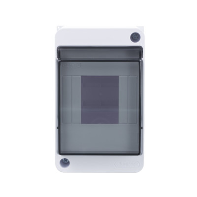 City9 Box бокс навесной с прозрачной дверцей 4 мод., Systeme Electric, EZ9EAB104