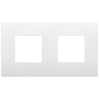 Vimar Накладка CLASSIC на 4 модуля (2+2) расстояние между центрами 71мм белая, 19643.74