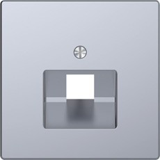 D-Life Накладка для розетки 1-ной RJ45, нерж. сталь