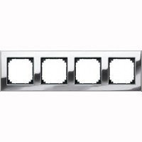 M-Elegance Рамка 4-ная, хром (max 4)