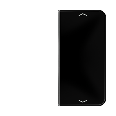 клавиша с символом для 2-клавишного пульта KNX, чёрная, для серии CD, CD402TSAPSW