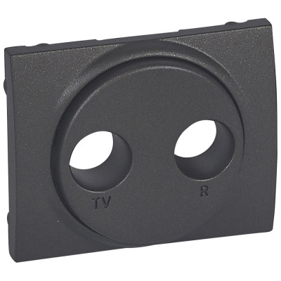 Legrand Лицевая панель - Galea Life - для розетки TV-FM Кат. № 7 757 86/87/88 - Dark Bronze, 771272