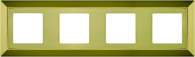 FD01254OB Fede Barcelona Рамка 4-ная, Bright Gold
