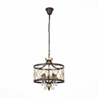 ST LUCE SL789.423.05 Люстра подвесная ST-Luce Темный кофе, Золото/Темный кофе, Золото, Прозрачный E14 5*60W