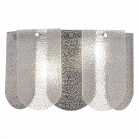 ST LUCE SLE1125-101-02 Светильник настенный Хром/Прозрачно-Дымчатый E14 2*40W