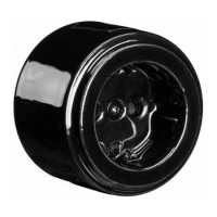 Fontini Do Розетка 2К+З 16 А, 250 В, о/п, черный фарфор