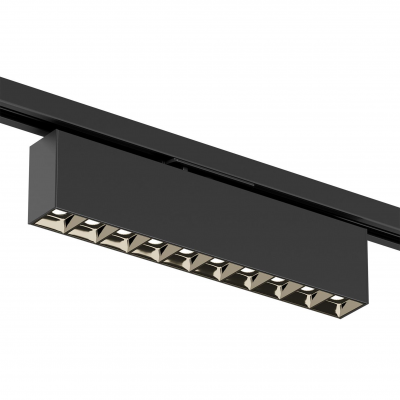 Denkirs DK6434-BK Поворотный однофазный трековый светильник EDDER со светодиодом L273mm 220V 20W 30° 3000K IP20 черный алюминий