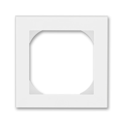 3901H-A05510 01 - Рамка ABB Levit 1 пост 55х55 для механизмов BJE белый / ледяной - 2CHH015510A4001