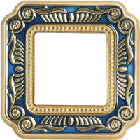 FD01361AZEN Fede Firenze Smalto Italiano Рамка 1-ная, Blue Sapphire