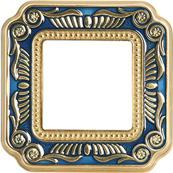 FD01361AZEN Fede Firenze Smalto Italiano Рамка 1-ная, Blue Sapphire