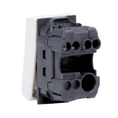 ДКС Выключатель однополюсный, «Viva», 1 мод., белый, 45011