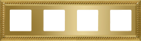 FD01234OB Fede Sevilla Рамка 4-ная, Bright Gold