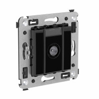 4402523 - ДКС Розетка TV оконечная в стену, "Avanti", "Черный квадрат"