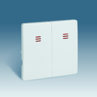 Simon S82,82N Клавиша 2-ная для 75393-, 75394-39, бел., 82025-30