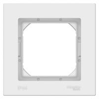 ATN440101 - ATLASDESIGN AQUA 1-постовая РАМКА, IP44, БЕЛЫЙ, Systeme Electric