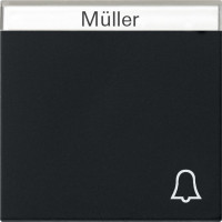 0673005 Gira Клавиша с полем для надписи и символом "звонок"