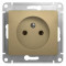 Glossa Розетка 2К 16А 250В~, титан