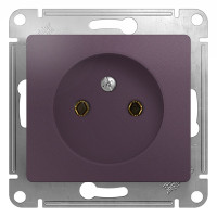 GSL001441 - GLOSSA РОЗЕТКА без заземления,16А, 250В, механизм, СИРЕНЕВЫЙ ТУМАН, Schneider Electric
