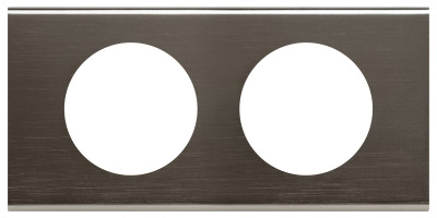 Legrand Рамка - Программа Celiane - 2 поста - Чёрный Никель, 069032