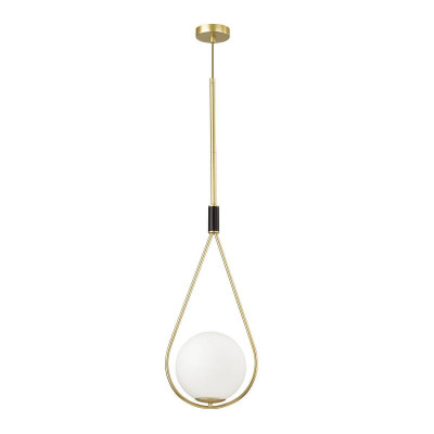 4810/1A PENDANT ODL21 351 золтой/черный/белый Подвес E14 1*40W FLARI