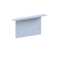 Donel Боковая заглушка для профиля DN18529 Цвет: Белый матовый RAL9003,Серия:DN8ALE, DNCAP18529RAL9003