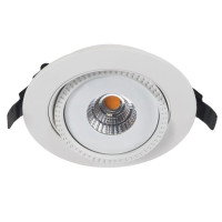 Arte Lamp STUDIO, Встраиваемый светильник, цвет арматуры - белый, цвет плафона/декора - БЕЛЫЙ, 7W LED, A3807PL-1WH