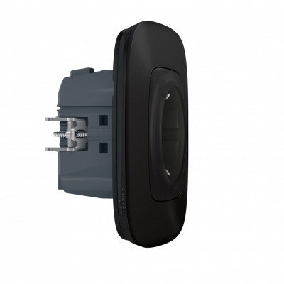 752894 - Valena Allure with NETATMO.Умная розетка 2К+З 16А 230В.Цвет Антрацит