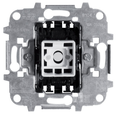 8101.2 - Механизм 1-клавишного выключателя, 2-полюсного, 10А/250В - 2CLA810120A1001